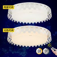 欧普 LED卧室吸顶灯 现代简约书房客厅灯饰灯具智能调光调色 花之密语