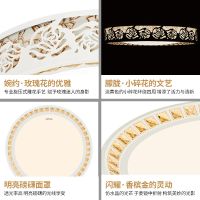欧普官方商城LED卧室圆形水晶吸顶灯具 现代简约浪漫温馨房间灯饰