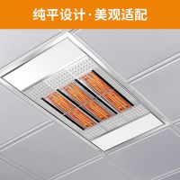 欧普集成吊顶浴霸碳纤维黄金管取暖led照明换气三合一卫生间