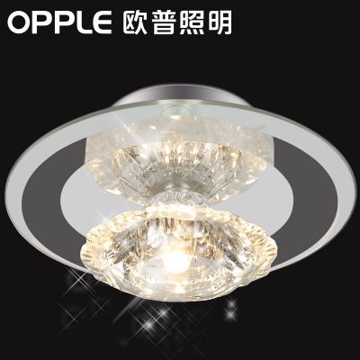 欧普官方商城 led水晶射灯过道灯走廊灯客厅天花灯