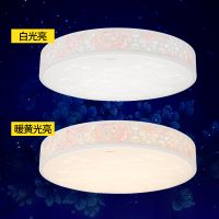 欧普官方商城 led圆形主卧室灯饰 中式现代简约温馨浪漫吸顶灯具  彼岸花