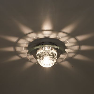 欧普官方商城 led水晶射灯过道灯走廊灯客厅天花灯