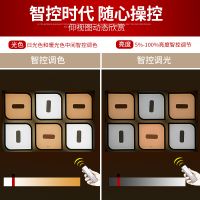 欧普照明 LED吸顶灯 智能遥控调光大气客厅灯具现代简约长方形