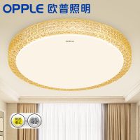 欧普官方商城 LED吸顶灯 卧室灯现代简约 灯饰灯具 金色年华