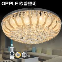 欧普官方商城 调光调色客厅吸顶灯 圆形现代简约大气水晶灯 雀之舞