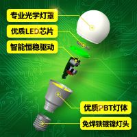 【三只装灯泡】LED球泡 e27灯头灯泡  三支装   