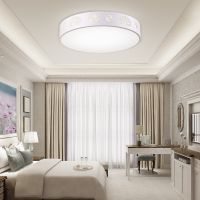 欧普官方商城 LED圆形卧室灯 浪漫温馨 现代简约吸顶灯房间 灯具灯饰 花香鸟语