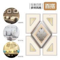 欧普官方商城 led吸顶灯欧式大客厅灯 长方形水晶灯具灯饰 现代简约