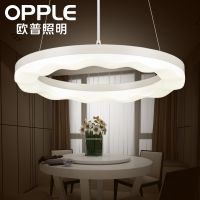 欧普官方商城 led餐厅灯具 现代简约吧台创意个性吊灯 光之翼