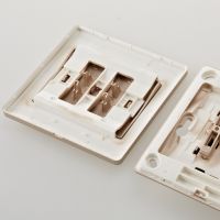 欧普照明 二开两开单控开关插座面板 86型金色双开控制墙壁开关