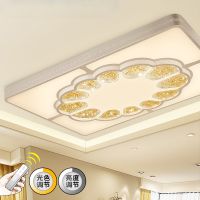 欧普官方商城 长方形吸顶灯水晶客厅灯  现代简约大气灯饰灯具 金粉世家