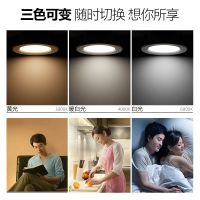 欧普三色调光筒灯【开孔尺寸】8~9cm【功率】3瓦 精装铝材款