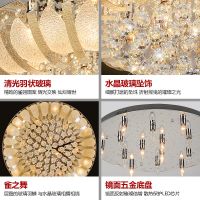欧普官方商城 调光调色客厅吸顶灯 圆形现代简约大气水晶灯 雀之舞