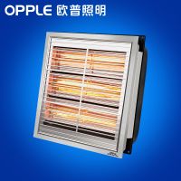 欧普集成吊顶浴霸碳纤维黄金管取暖led照明换气三合一卫生间